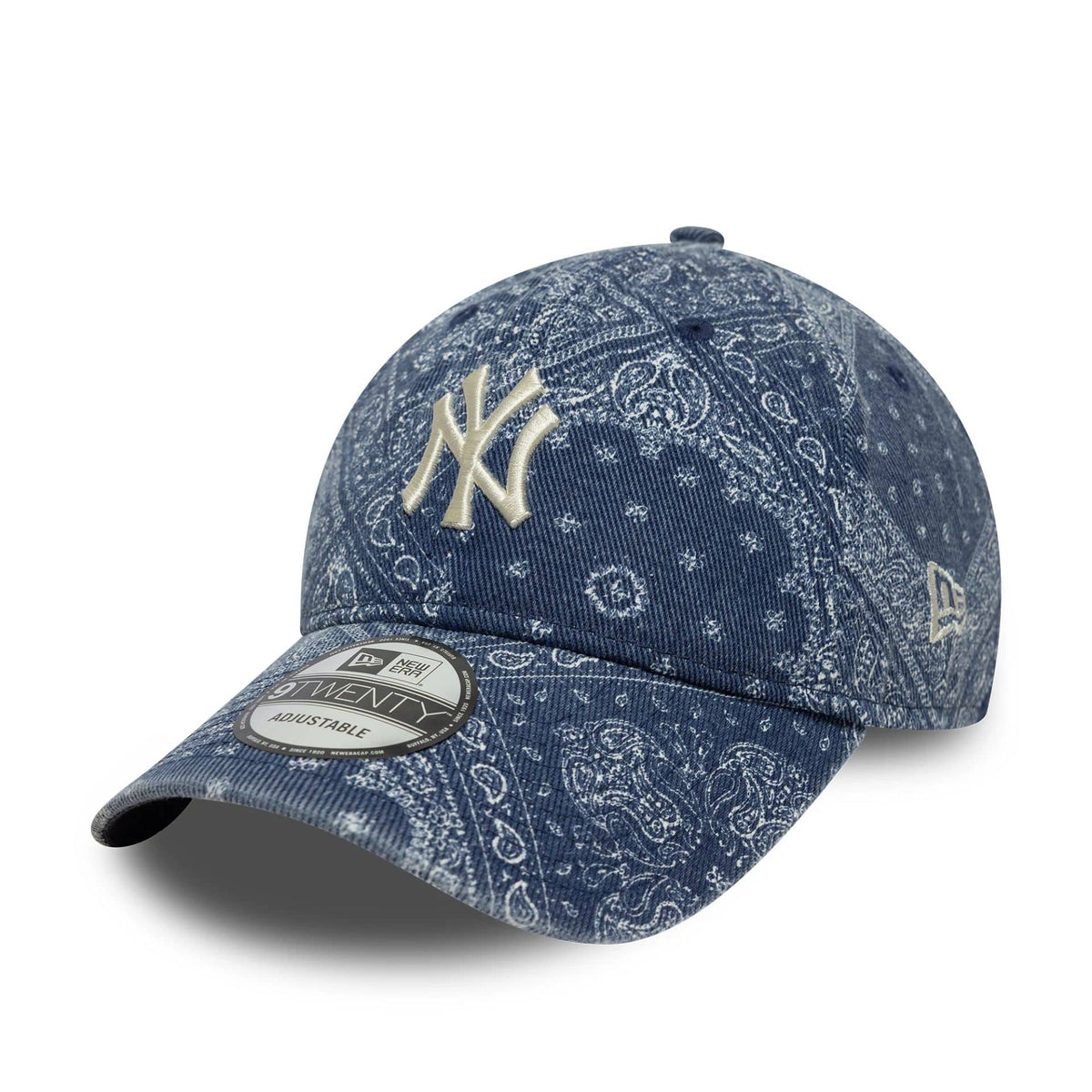 New York Yankees MLB Washed Paisley Navy 9TWENTY Cap-klyvox