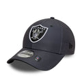 Las Vegas Raiders NFL Microfibre Charcoal 9FORTY Cap-klyvox