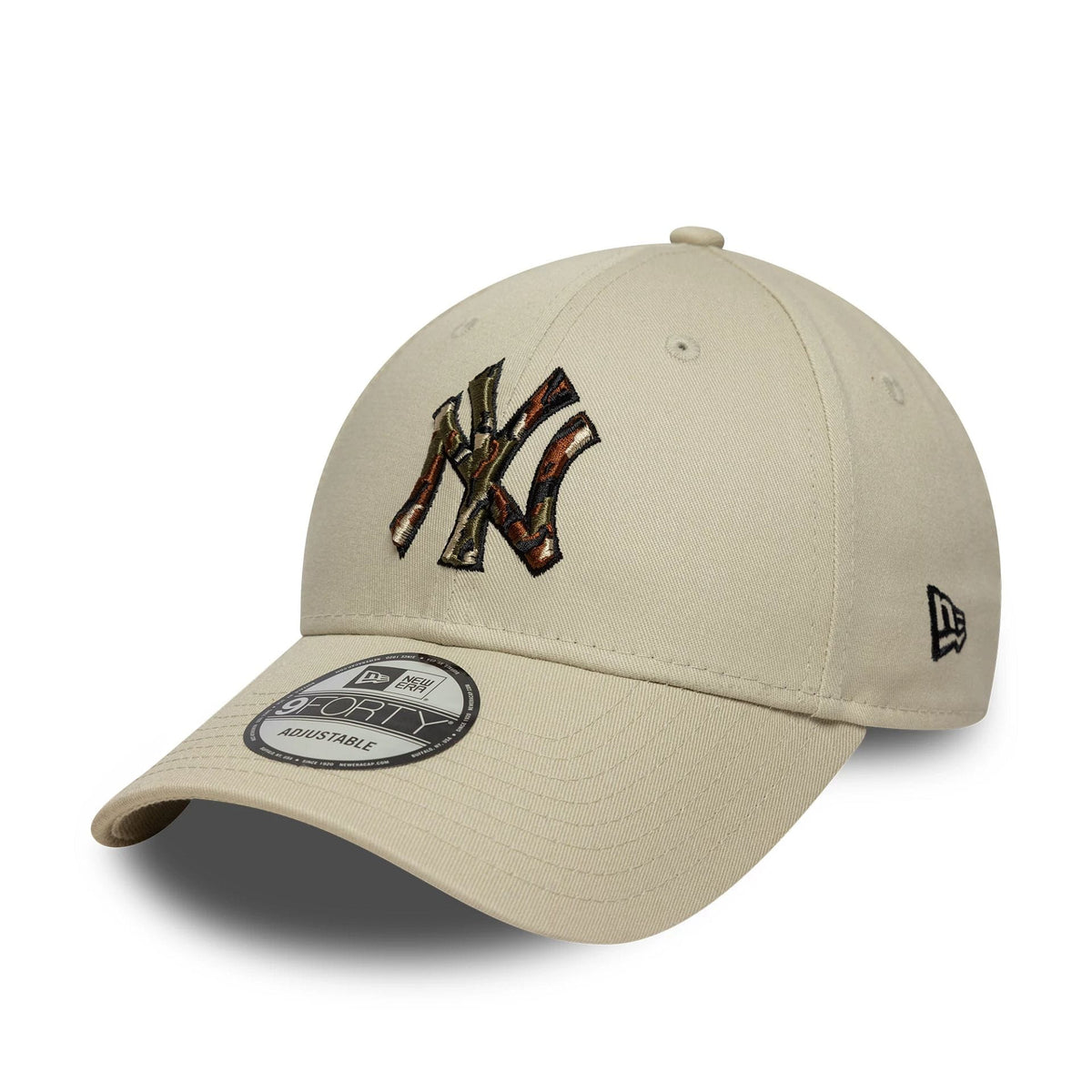 New York Yankees MLB Outline Camo Cream 9FORTY Cap-klyvox