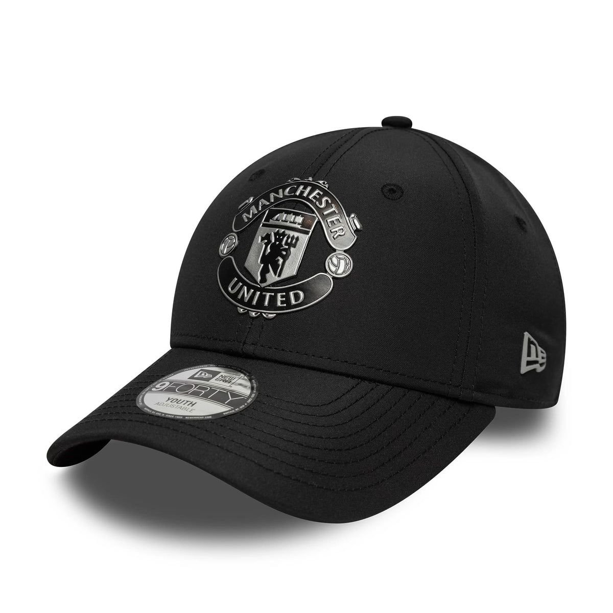 Manchester United FC Youth Reflective Black 9FORTY Cap-klyvox