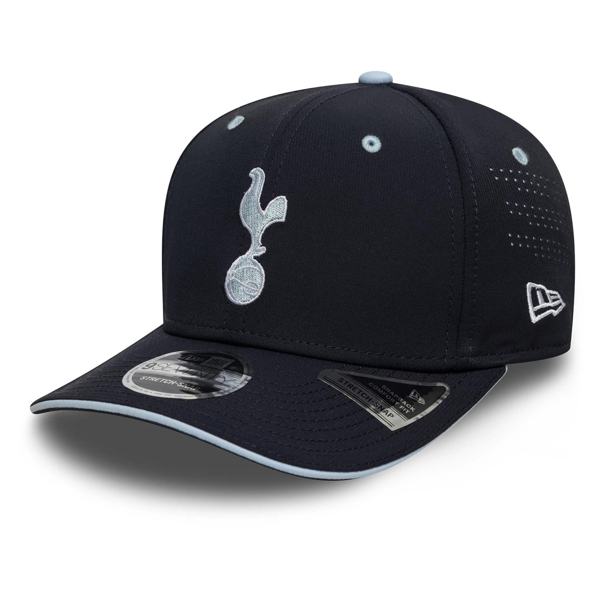 Tottenham Hotspur FC Cockerel Navy 9SEVENTY Stretch Snap Cap-klyvox