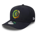 Chelsea FC Lion Crest Iridescent Navy 9SEVENTY Stretch Snap Cap-klyvox