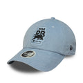Visa Cash App Racing Bulls Womens Pastel Blue Cord Pony Tail Cap-klyvox