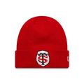 Stade Toulousain Core Red Cuff Knit Beanie Hat-klyvox