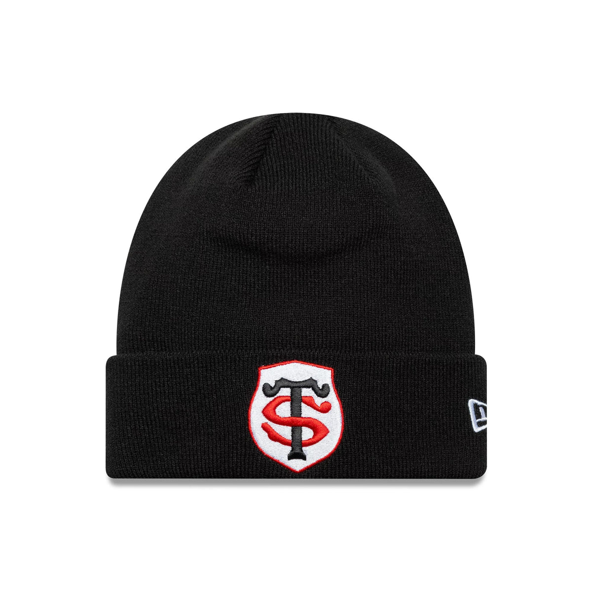 Stade Toulousain Core Black Cuff Knit Beanie Hat-klyvox