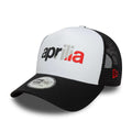 Aprilia Wordmark Black 9FORTY A-Frame Trucker Cap-klyvox