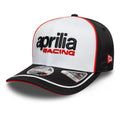 Aprilia Logo White 9SEVENTY Stretch Snap Cap-klyvox