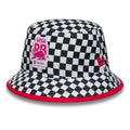 Visa Cash App Racing Bulls Checkerboard White Bucket Hat-klyvox