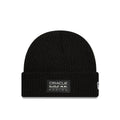 Red Bull Racing Black Short Skull Knit Beanie Hat-klyvox