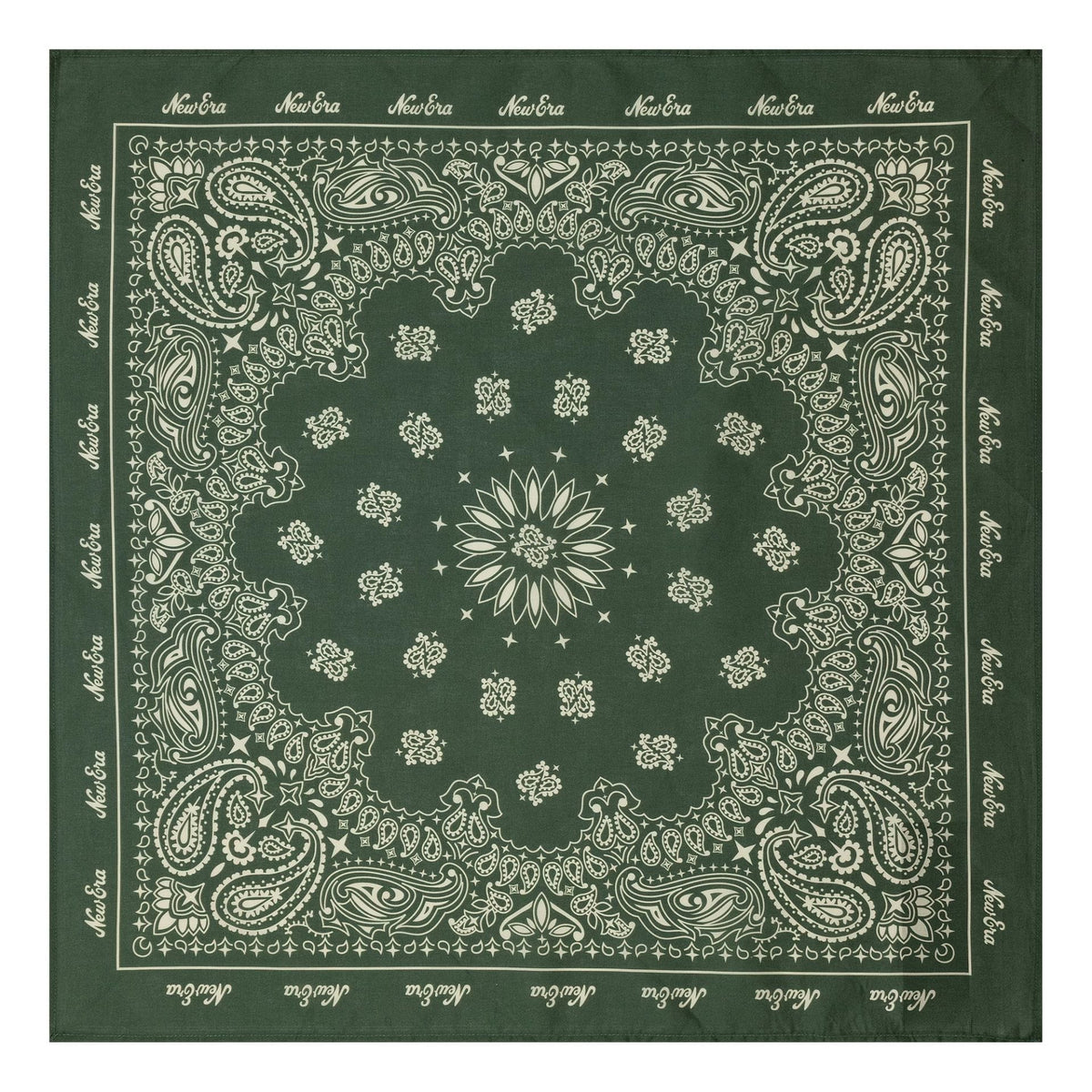 New Era Paisley Dark Green Bandana-klyvox