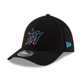 Marlins MLB Player Replica Black 39THIRTY M-Crown Stretch Fit Cap-klyvox