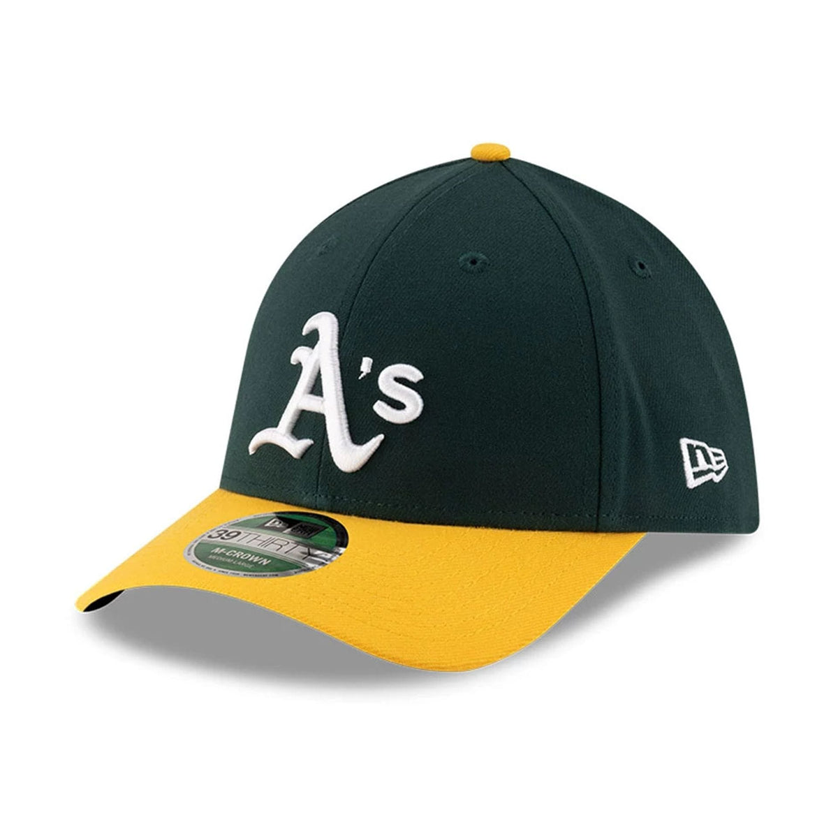 Athletics MLB Player Replica Dark Green 39THIRTY M-Crown Stretch Fit Cap-klyvox