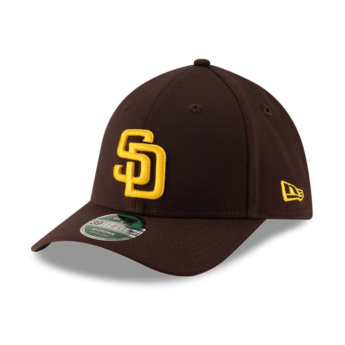 Padres MLB Player Replica Dark Brown 39THIRTY M-Crown Stretch Fit Cap-klyvox