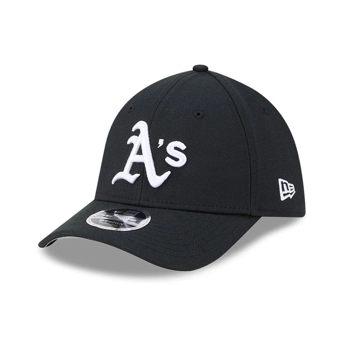 Athletics MLB Black 39THIRTY M-Crown Stretch Fit Cap-klyvox