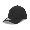 New York Mets MLB Outline Black 39THIRTY M-Crown Stretch Fit Cap-klyvox