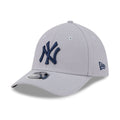 New York Yankees MLB Grey 39THIRTY M-Crown Stretch Fit Cap-klyvox