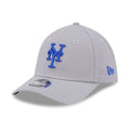 New York Mets MLB Grey 39THIRTY M-Crown Stretch Fit Cap-klyvox