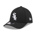 Chicago White Sox MLB Black 39THIRTY M-Crown A-Frame Stretch-Fit Cap-klyvox