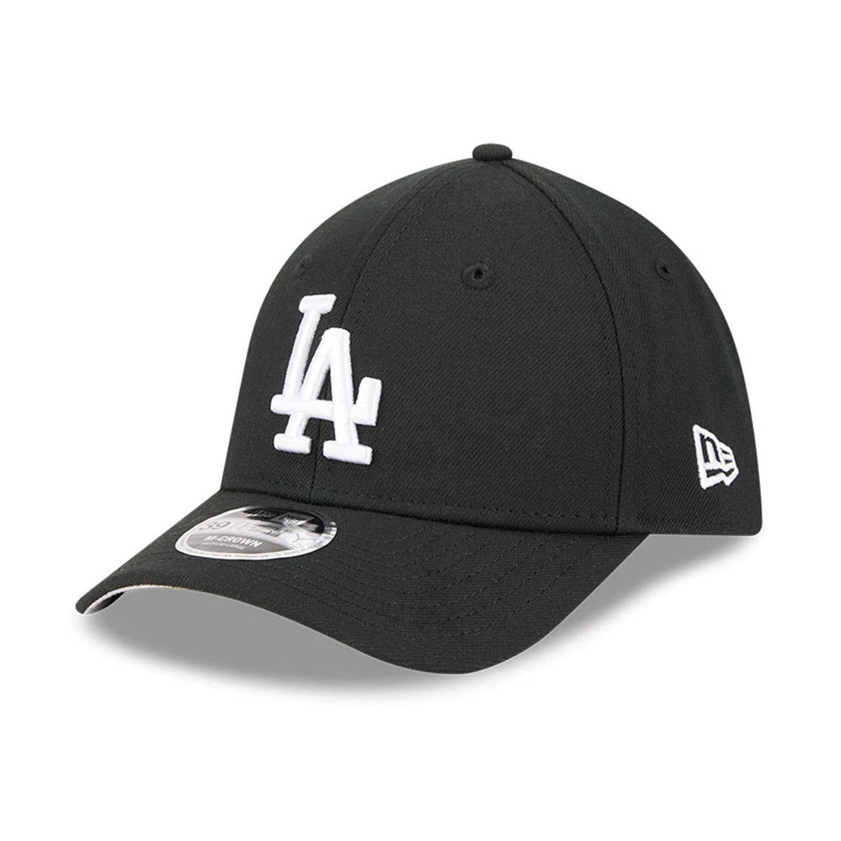 LA Dodgers MLB Black 39THIRTY M-Crown Stretch Fit Cap-klyvox