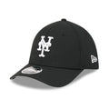 New York Mets MLB Black 39THIRTY M-Crown Stretch Fit Cap-klyvox