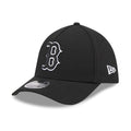 Boston Red Sox MLB Black 39THIRTY M-Crown A-Frame Stretch Fit Cap-klyvox