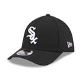 Chicago White Sox MLB Black 39THIRTY M-Crown A-Frame Stretch Fit Cap-klyvox