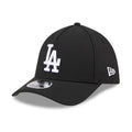 LA Dodgers MLB Black 39THIRTY M-Crown A-Frame Stretch Fit Cap-klyvox