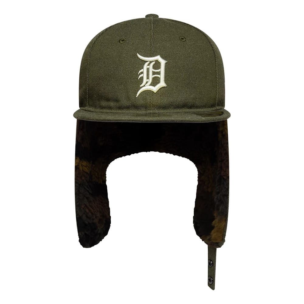 Detroit Tigers MLB Camo Open Green Retro Crown 59FIFTY Fitted Cap-klyvox