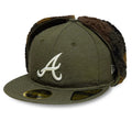 Atlanta Braves MLB Camo Open Green Retro Crown 59FIFTY Fitted Cap-klyvox