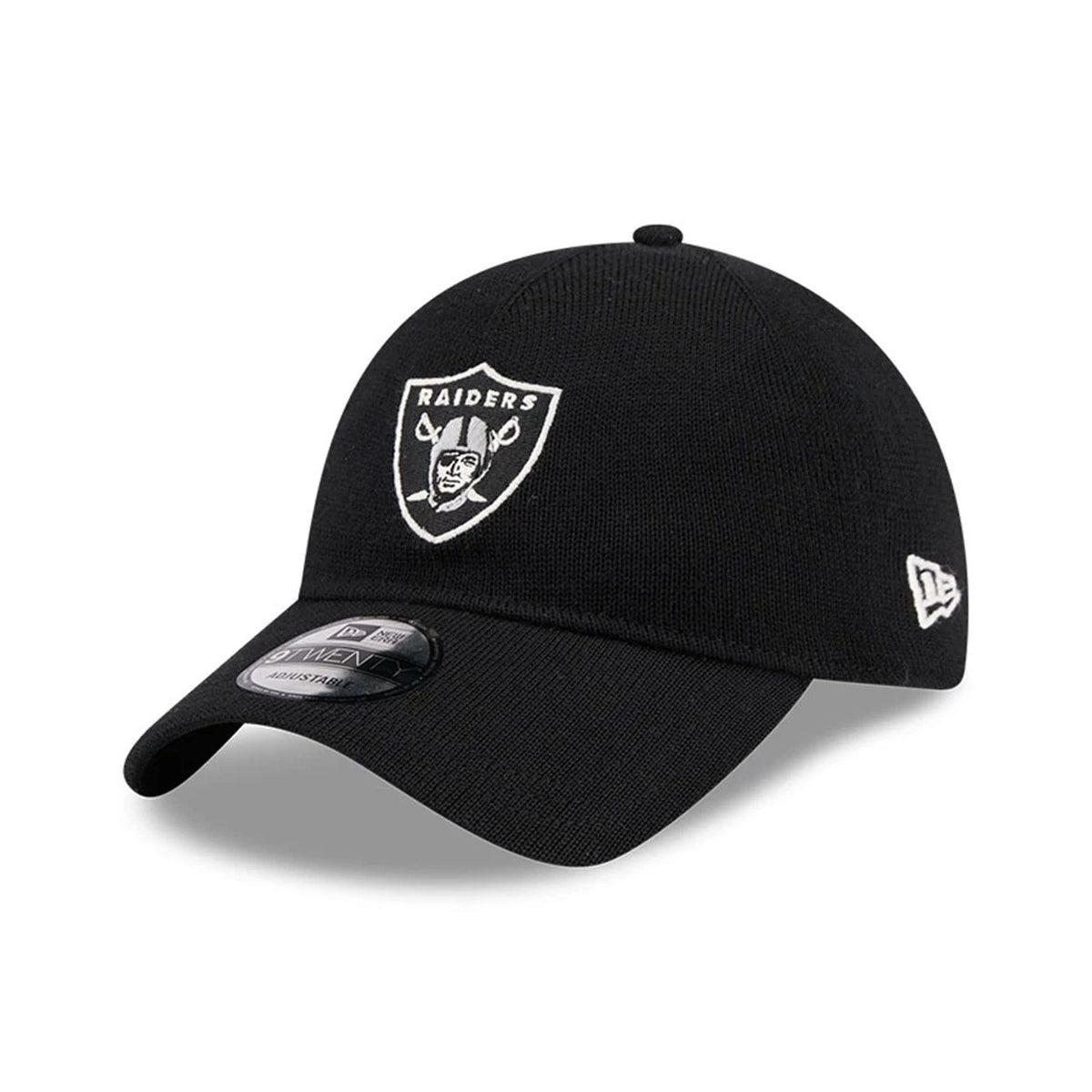 Las Vegas Raiders NFL Merino Wool Black 9TWENTY Adjustable Cap-klyvox