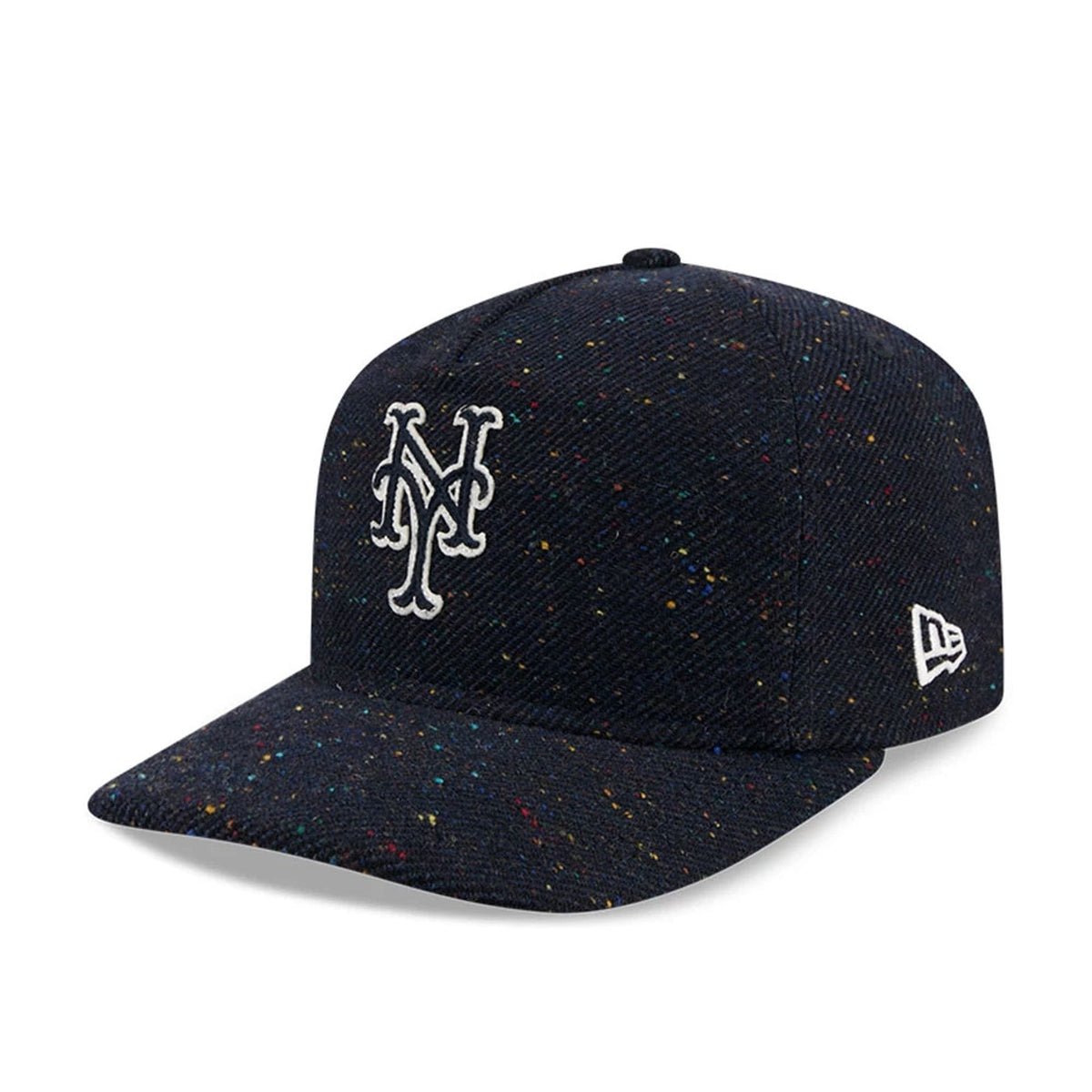 New York Mets MLB Speckled Wool Navy 19TWENTY Adjustable Cap-klyvox