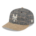 New York Mets MLB Vintage Tweed Open Blue Retro Crown 59FIFTY Fitted Cap-klyvox