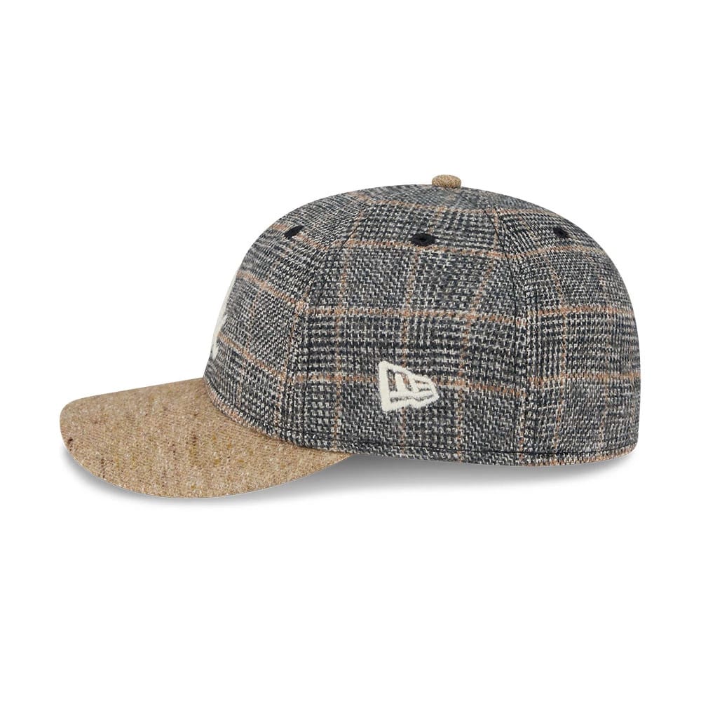 Chicago White Sox MLB Vintage Tweed Open Blue Retro Crown 59FIFTY Fitted Cap-klyvox