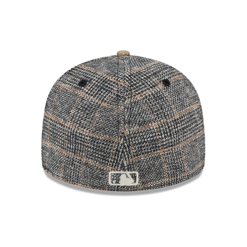 Chicago White Sox MLB Vintage Tweed Open Blue Retro Crown 59FIFTY Fitted Cap-klyvox