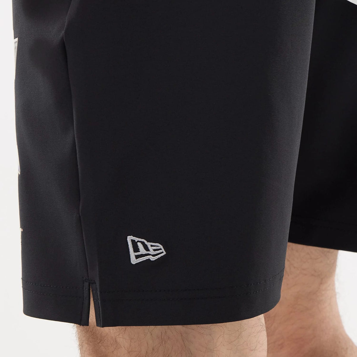 LA Kings NHL Match Black Oversized Shorts-klyvox