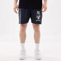 New York Yankees MLB Match Navy Oversized Shorts-klyvox