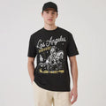 LA Dodgers MLB Cowboy Graphic Black T-Shirt-klyvox
