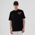 Chicago Bulls NBA Graphic Black T-Shirt-klyvox