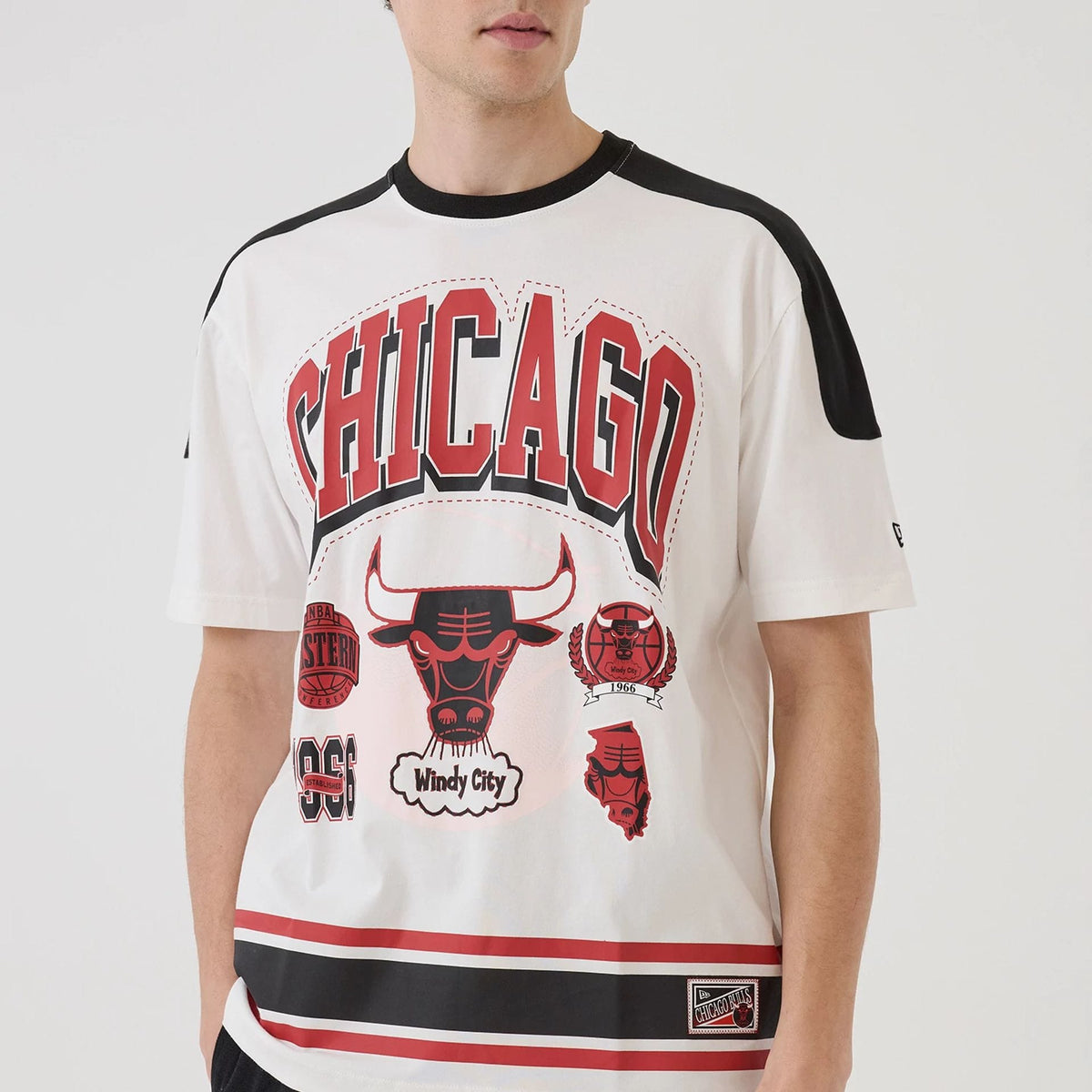 Chicago Bulls NBA Sport Classic White T-Shirt-klyvox