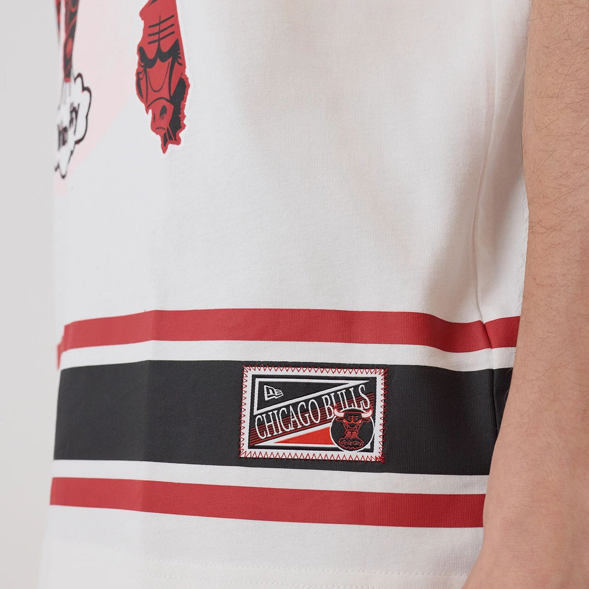 Chicago Bulls NBA Sport Classic White T-Shirt-klyvox