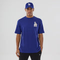 LA Dodgers MLB Graphic Dark Blue T-Shirt-klyvox