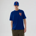 New York Mets MLB Graphic Blue T-Shirt-klyvox
