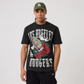 LA Dodgers MLB Script Graphic Black T-Shirt-klyvox