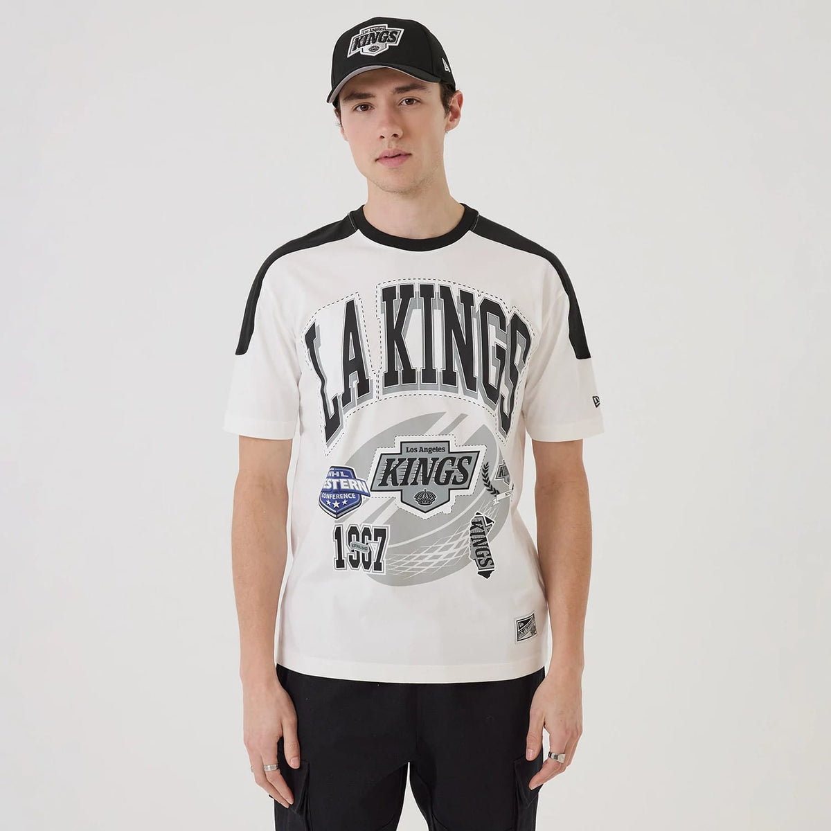 LA Kings NHL Sport Classic White T-Shirt-klyvox