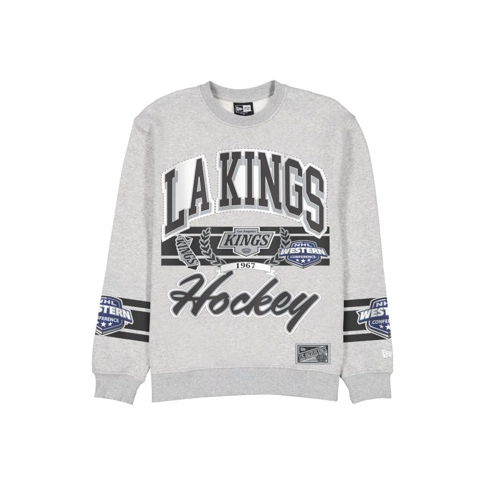 LA Kings NHL Sport Classic Grey Crew Neck Sweater-klyvox