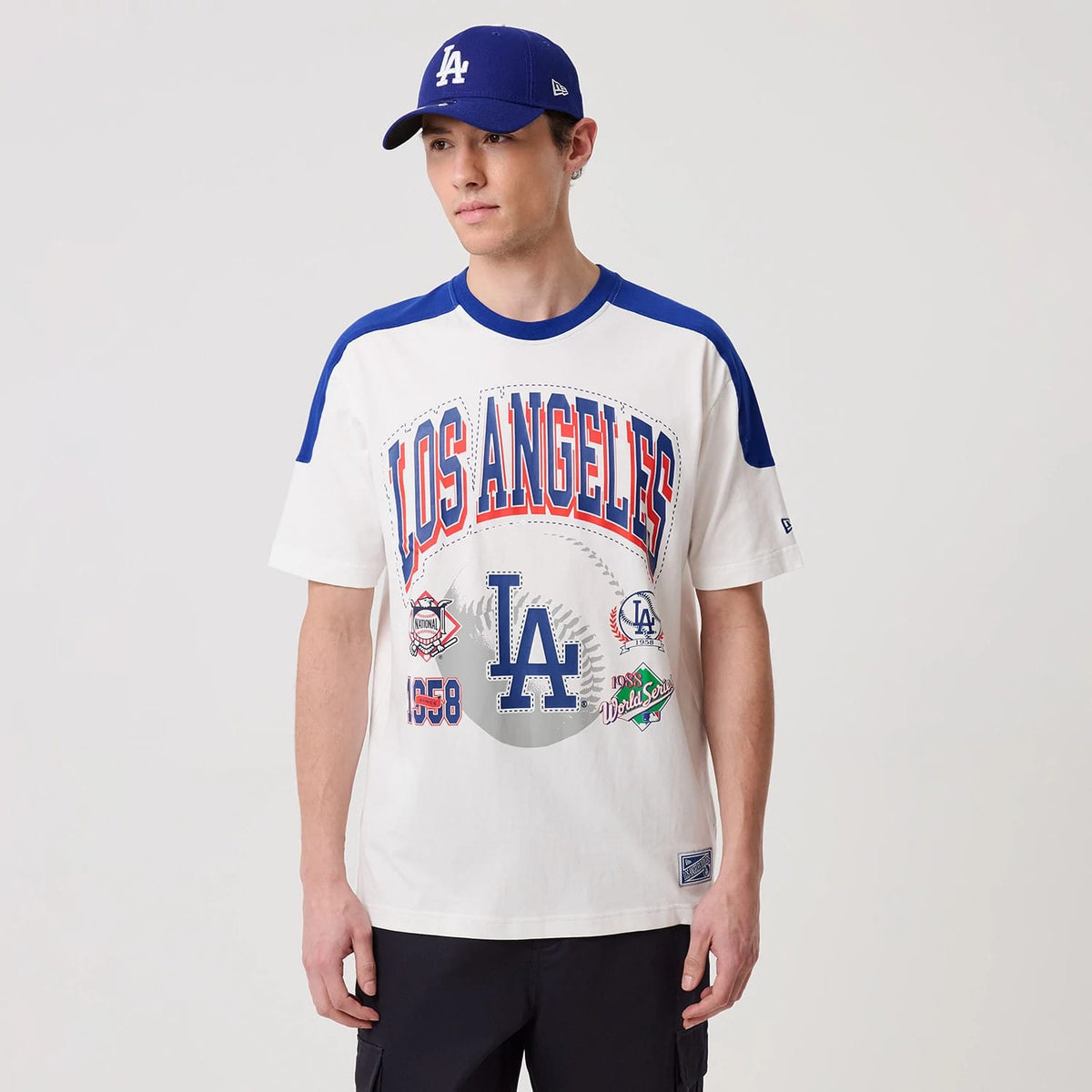LA Dodgers MLB Sport Classic White T-Shirt-klyvox
