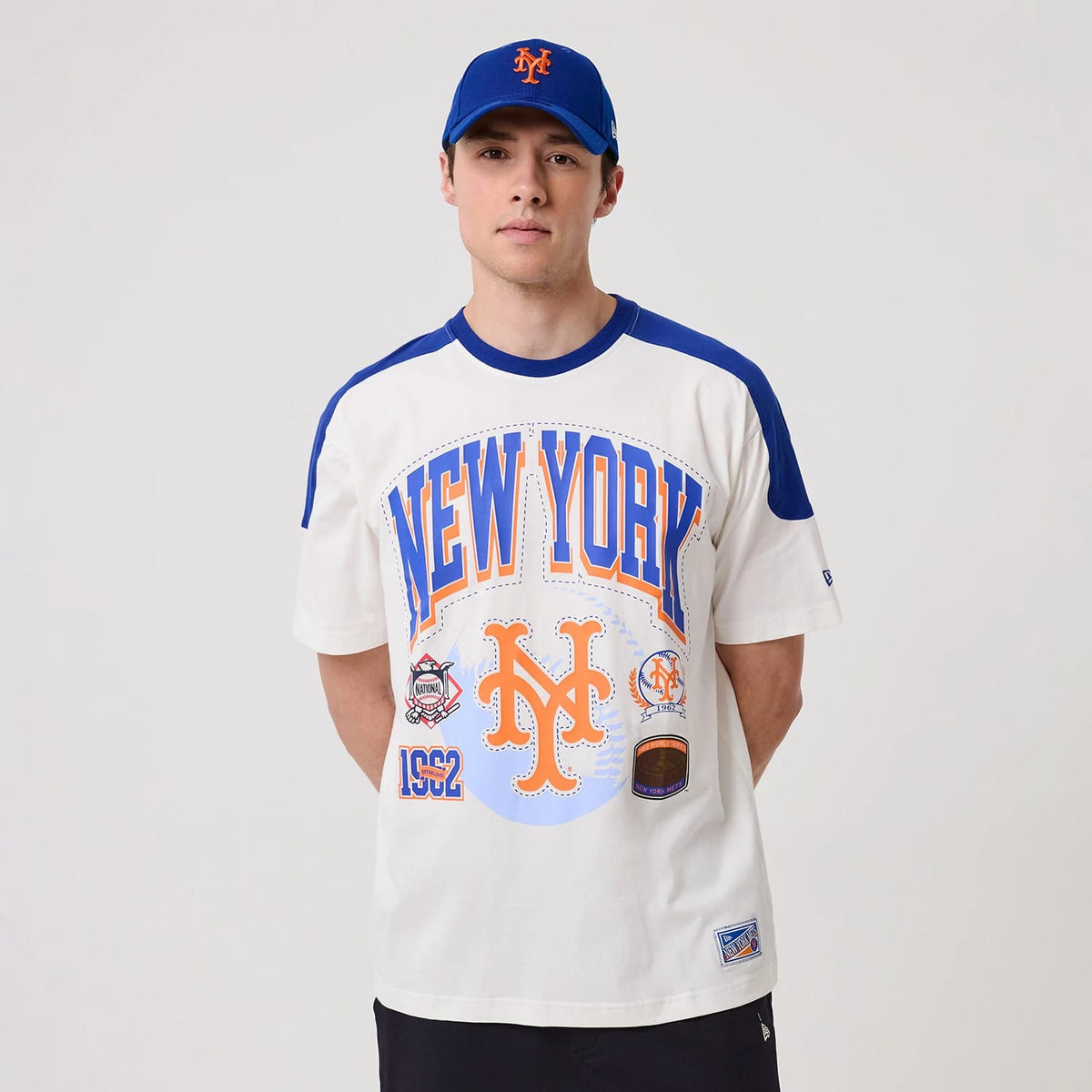 New York Mets MLB Sport Classic White T-Shirt-klyvox