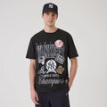 New York Yankees MLB Sport Classic Black T-Shirt-klyvox
