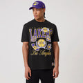 LA Lakers NBA Sport Classic Black T-Shirt-klyvox