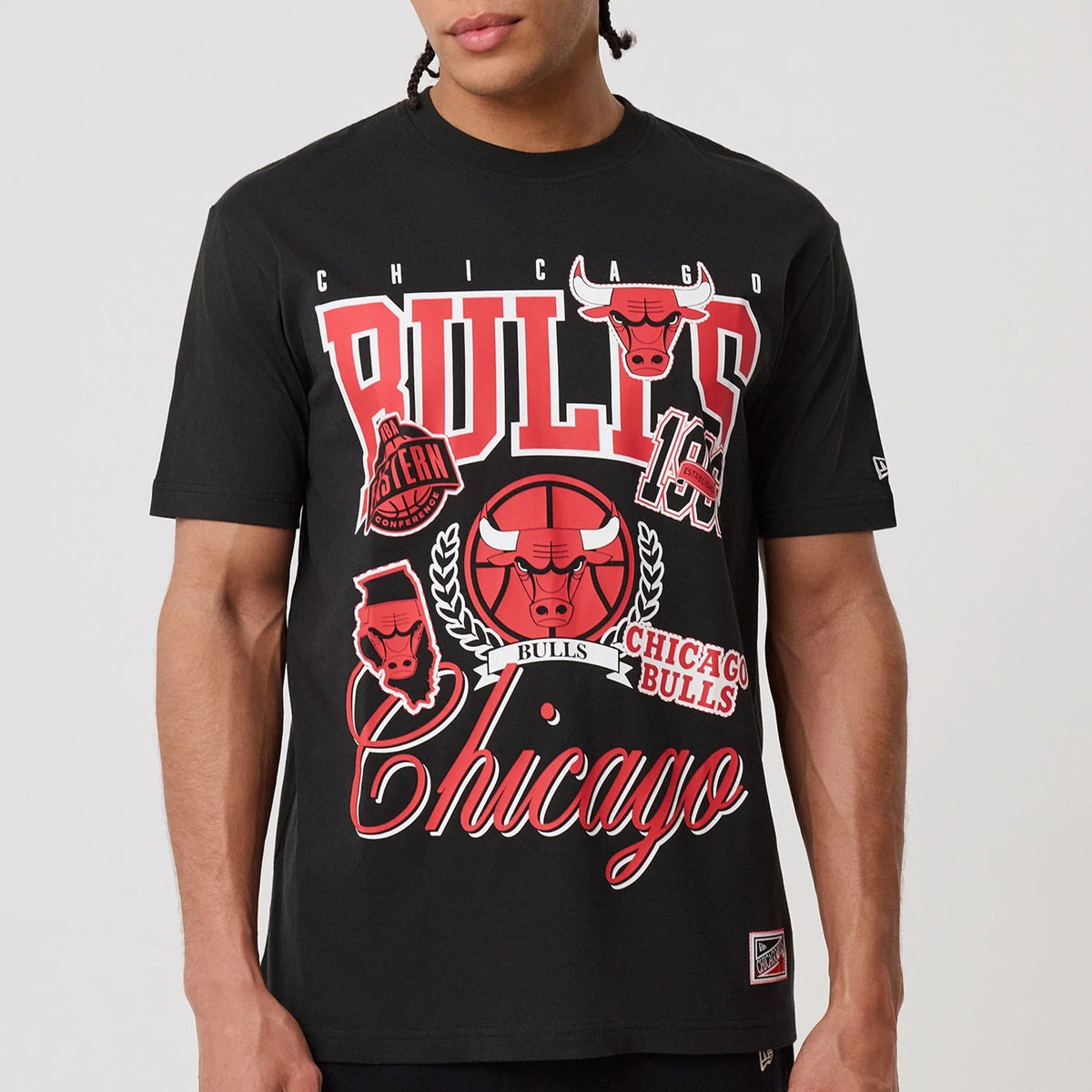 Chicago Bulls NBA Sport Classic Black T-Shirt-klyvox